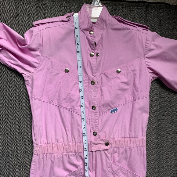 Jumpsuit Pastel Purple Vintage Coveralls for Junior Girls - Picture 14 of 17